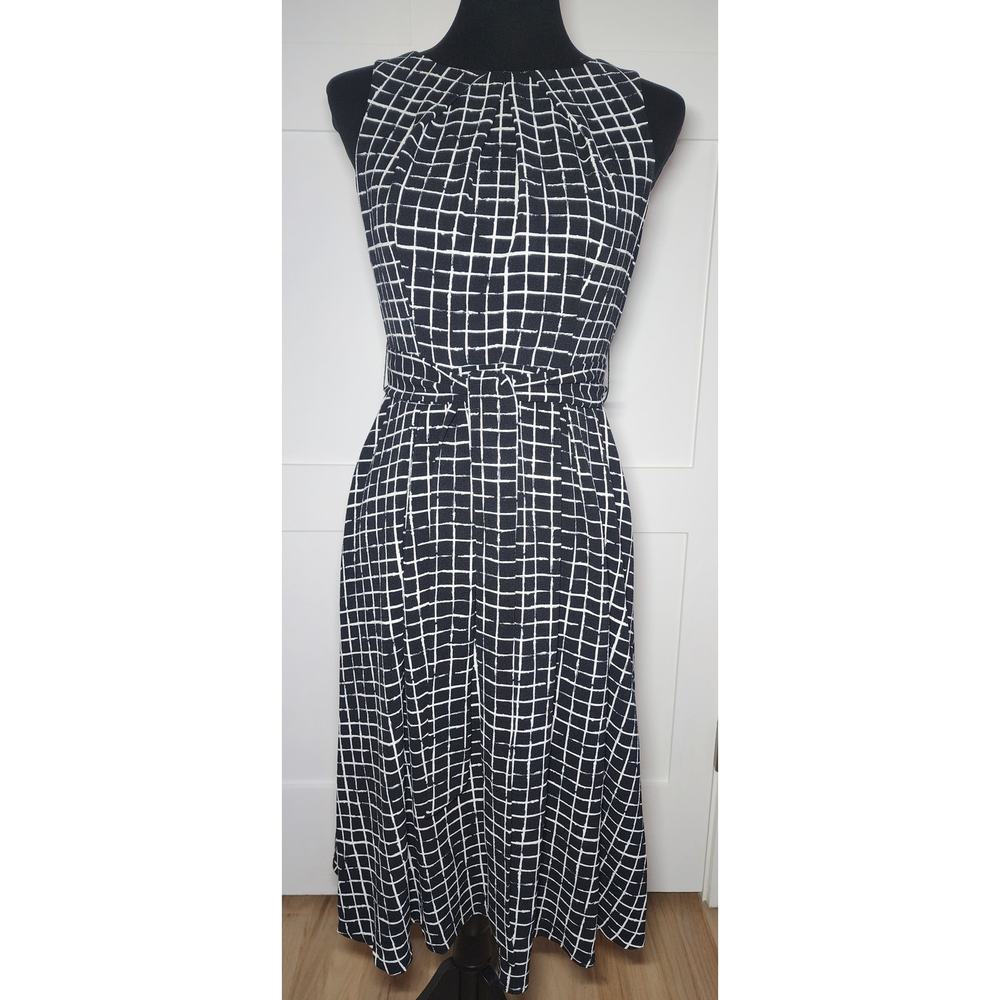 Elle Fit and Flare Sleeveless Midi Dress Womens Size 2